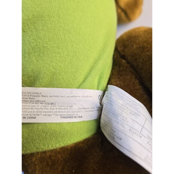 Scooby Doo Sports Dog Cartoon Network 1998 Stuffed Toy Flexing Muscles - Picture 10 of 12